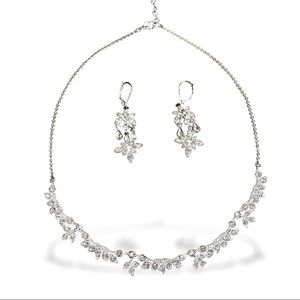 Silver Necklace & Earring Set